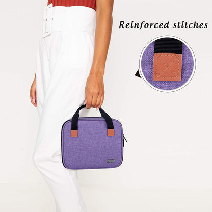 Carrying Bag Compatible with DR.J Mini Projector, Portable Case for Mini Projector and Accessories, Purple
