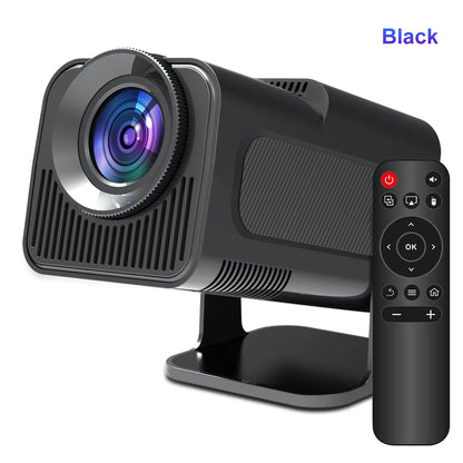HY320 4K Supported Android 11 Projector | 390 ANSI, Native 1080P, WiFi 6, BT5.0, Portable Home Cinema