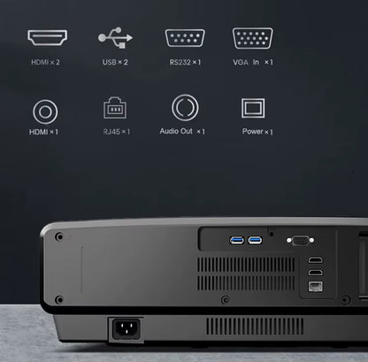 Y-Hisense 5300 Lumens 4K Laser DLP Projector UST Ultra Short Throw WIFI Projector Smart Laser Home Cinema Bluetooth Projector