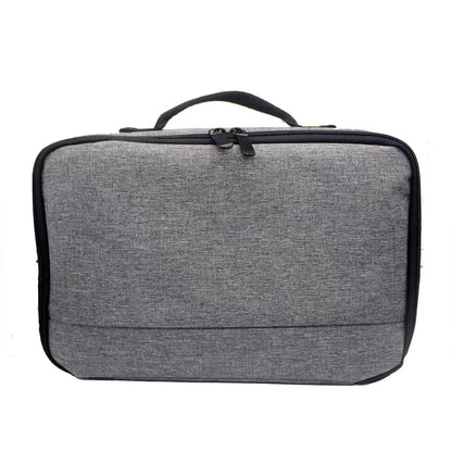 Portable Grey Projector Storage Bag Case Universal Carrying Bag Travel Storage Organizer for Projectors and Accessories