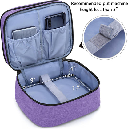 Carrying Bag Compatible with DR.J Mini Projector, Portable Case for Mini Projector and Accessories, Purple