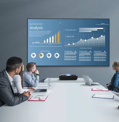 Y-Hisense 5300 Lumens 4K Laser DLP Projector UST Ultra Short Throw WIFI Projector Smart Laser Home Cinema Bluetooth Projector